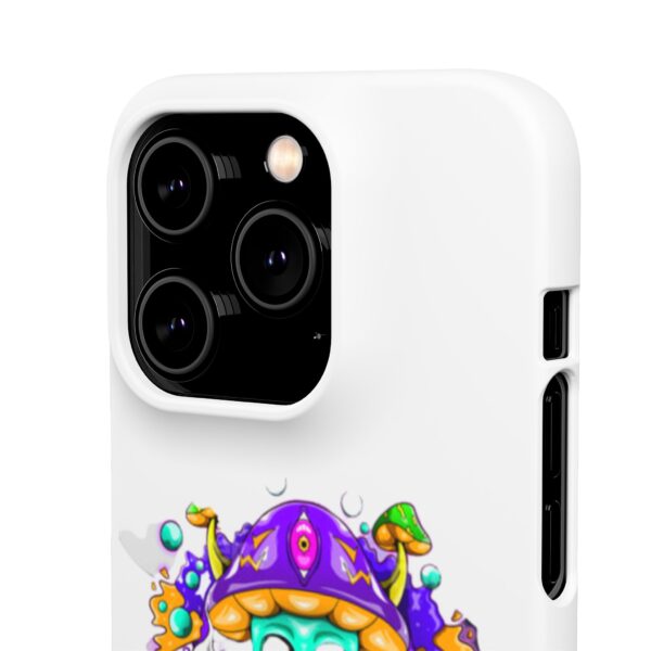 420 Gamer Dank Trippy Shrooming Skull Snap Case - Colorful Protective Phone Cover for Gamers - Image 135