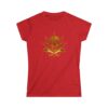 Midas Touch Women's Softstyle tee is a more feminine take on the classic tee. The sleeves are shortened to reveal some shoulder, fabric is 100% ringspun cotton for all solid colors. - Image 37