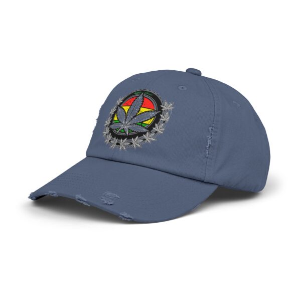 Flower Style Unisex Distressed Cap - Image 22