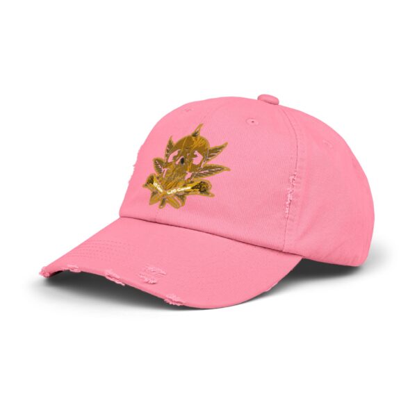 Midas Touch Unisex Distressed Cap - Vintage Style Hat for Casual Wear - Image 30