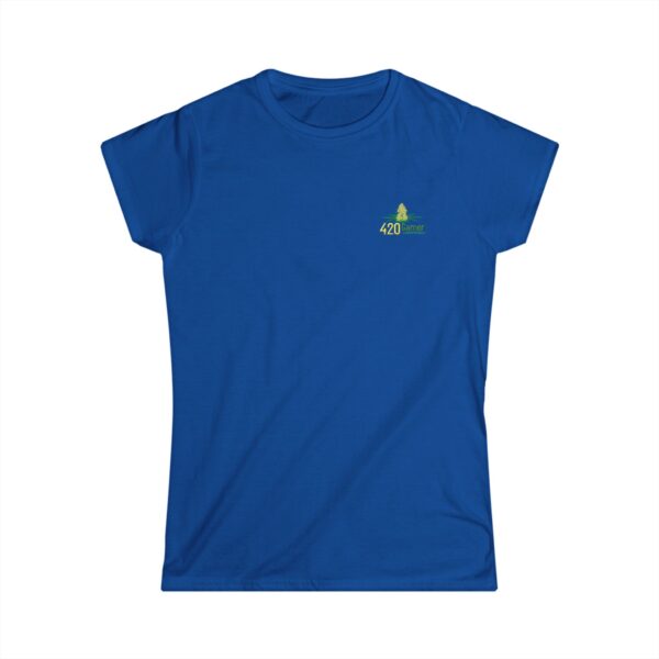 Double Print Women's Tee - 8 is Forever Vibes tee is a more feminine take on the classic tee. The sleeves are shortened to reveal some shoulder. The fabric is 100% ring spun cotton for all solid colors. - Image 25