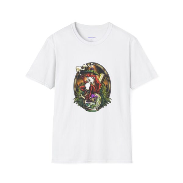 Sir Frog's Smoky Thoughts Unisex Softstyle T-Shirt - Sir Frog's Smoky Thoughts puts a new spin on casual comfort, made from very soft materials, this tee is 100% cotton for solid colors. - Image 5