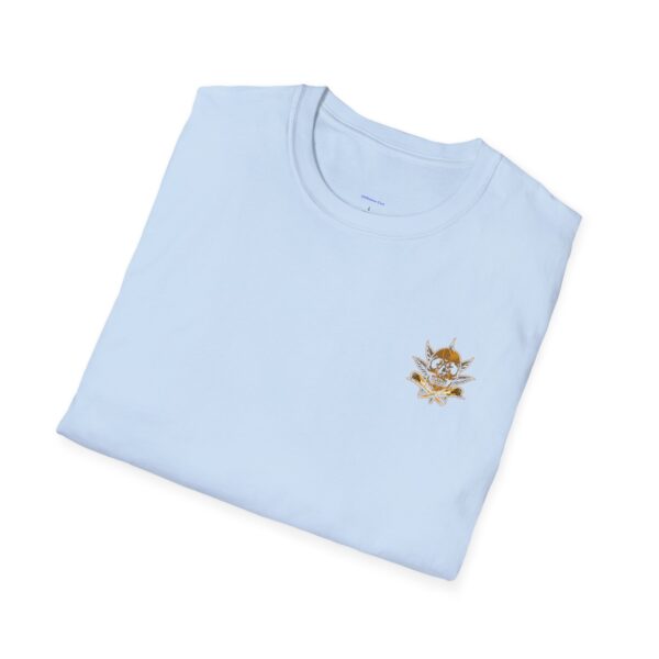 Rockin Trippy Skull Unisex Softstyle T-Shirt - Comfortable for everyone, it delivers exceptional comfort with its lightweight, 100% ring-spun cotton fabric, making it ideal for year-round wear. - Image 36