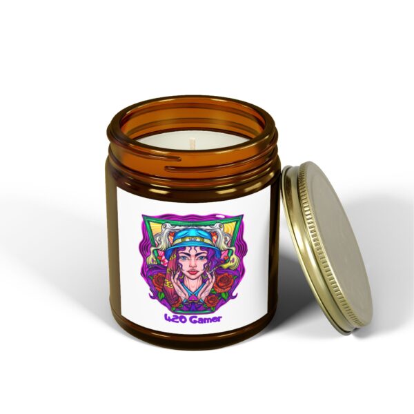 Mother Earth's Scented Candle - Coconut Apricot Wax (4oz, 9oz) - Perfect for Gamer Gatherings & Chill Sessions - Image 114