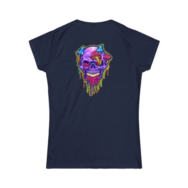 Double Print Women's Tee - Sweet and Trippy Design - This T-shirt exudes a fun and whimsical vibe, perfect for those who appreciate unique and eye-catching designs. - Image 29