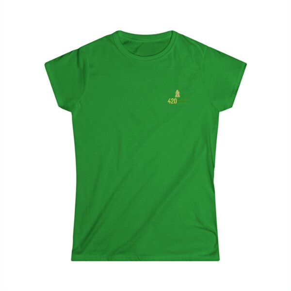 Double Print Women's Tee - 8 is Forever Vibes tee is a more feminine take on the classic tee. The sleeves are shortened to reveal some shoulder. The fabric is 100% ring spun cotton for all solid colors. - Image 13