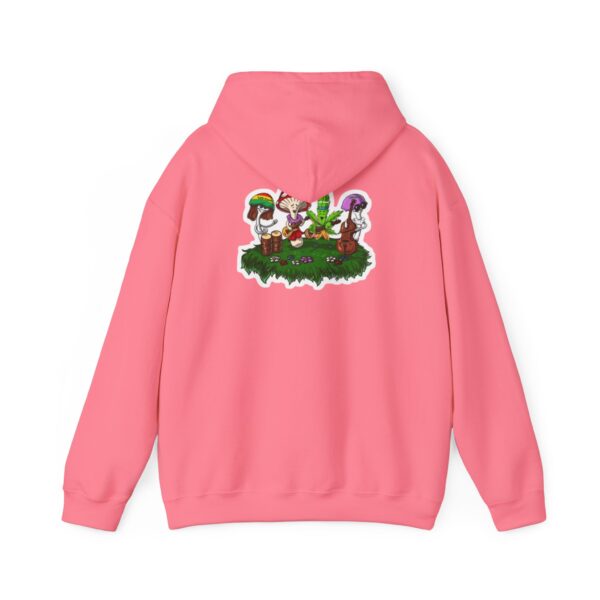 Double printed Shroomlander Unisex Heavy Blend™ Hooded Sweatshirt 420 Gamer Shroomlander heavy blend hooded sweatshirt is relaxation itself. - Image 51