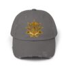 Midas Touch Unisex Distressed Cap - Vintage Style Hat for Casual Wear - Image 25