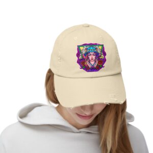 Mother Earth Unisex Distressed Cap