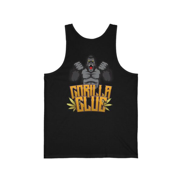Double printed Gorilla Glue Ape Unisex Jersey Tank - Image 4