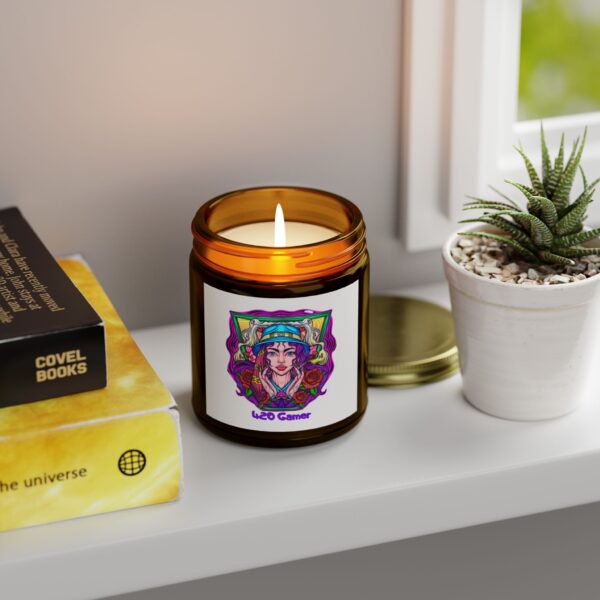 Mother Earth's Scented Candle - Coconut Apricot Wax (4oz, 9oz) - Perfect for Gamer Gatherings & Chill Sessions - Image 135