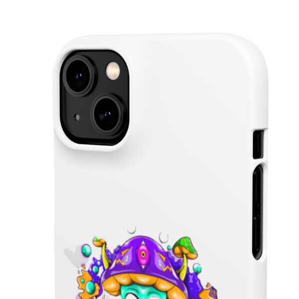 420 Gamer Dank Trippy Shrooming Skull Snap Case - Colorful Protective Phone Cover for Gamers - Image 139