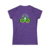 Double Print Women's Tee - 8 is Forever Vibes tee is a more feminine take on the classic tee. The sleeves are shortened to reveal some shoulder. The fabric is 100% ring spun cotton for all solid colors. - Image 32
