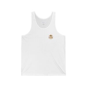 Double Printed Been Me Down UFO Skully Unisex Jersey Tank Top - Cool Casual Streetwear - This tank brings a fun and energetic vibe, perfect for layering or wearing on its own.