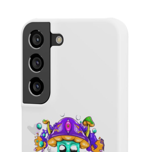 420 Gamer Dank Trippy Shrooming Skull Snap Case - Colorful Protective Phone Cover for Gamers - Image 117