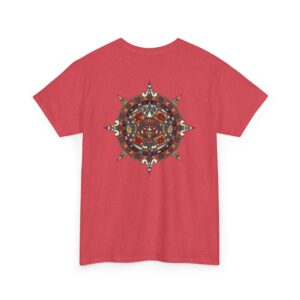 420 Gamer Ancient Wheel of Time - Unisex Heavy Cotton Tee with Design - Spiritual Protection Shirt