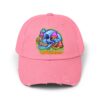 Blue Dreams Unisex Distressed Cap - Image 29