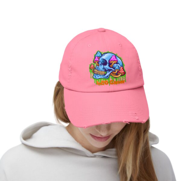 Blue Dreams Unisex Distressed Cap - Image 32
