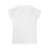 Midas Touch Women's Softstyle tee is a more feminine take on the classic tee. The sleeves are shortened to reveal some shoulder, fabric is 100% ringspun cotton for all solid colors. - Image 5