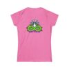 Double Print Women's Tee - 8 is Forever Vibes tee is a more feminine take on the classic tee. The sleeves are shortened to reveal some shoulder. The fabric is 100% ring spun cotton for all solid colors. - Image 35