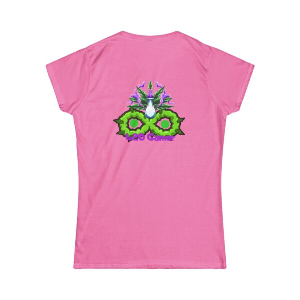 Double Print Women's Tee - 8 is Forever Vibes tee is a more feminine take on the classic tee. The sleeves are shortened to reveal some shoulder. The fabric is 100% ring spun cotton for all solid colors. - Image 35