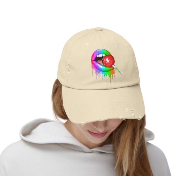 Want My Lolly Pop Unisex Distressed Cap - Image 16