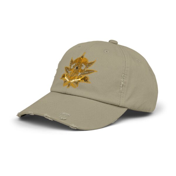 Midas Touch Unisex Distressed Cap - Vintage Style Hat for Casual Wear - Image 18