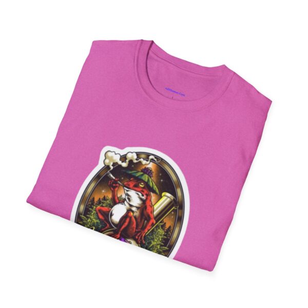 Sir Frog's Smoky Thoughts Unisex Softstyle T-Shirt - Sir Frog's Smoky Thoughts puts a new spin on casual comfort, made from very soft materials, this tee is 100% cotton for solid colors. - Image 32