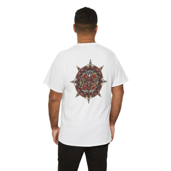 420 Gamer Ancient Wheel of Time - Unisex Heavy Cotton Tee with Design - Spiritual Protection Shirt - Image 18