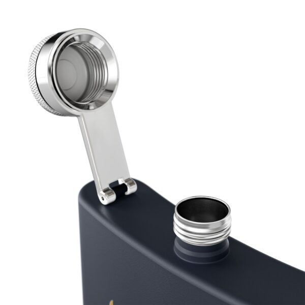 Midas Touch Stainless Steel Flask - 6oz Portable Drinkware for Gamers - Image 4