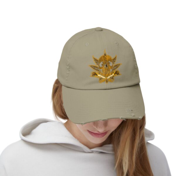 Midas Touch Unisex Distressed Cap - Vintage Style Hat for Casual Wear - Image 20
