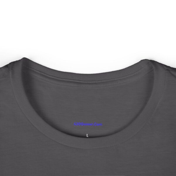 Rainbows from Space tee is a more feminine take on the classic tee. The sleeves are shortened to reveal some shoulder. The fabric is 100% ring spun cotton for all solid colors - Women's Softstyle Tee - Image 24