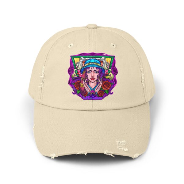 Mother Earth Unisex Distressed Cap - Image 2