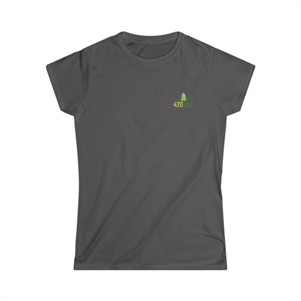 Double Print Women's Tee - 8 is Forever Vibes tee is a more feminine take on the classic tee. The sleeves are shortened to reveal some shoulder. The fabric is 100% ring spun cotton for all solid colors. - Image 22