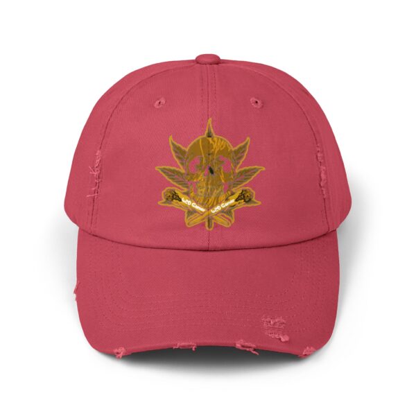 Midas Touch Unisex Distressed Cap - Vintage Style Hat for Casual Wear - Image 33