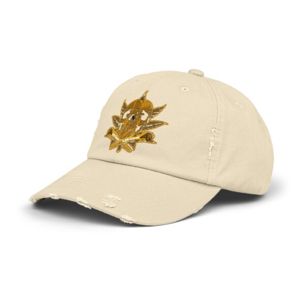 Midas Touch Unisex Distressed Cap - Vintage Style Hat for Casual Wear - Image 10