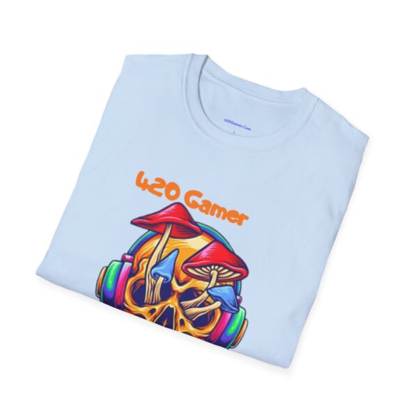 Groovy Shrooming Skull Unisex Softstyle T-Shirt - Image 16