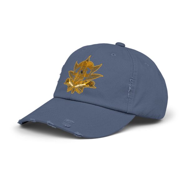 Midas Touch Unisex Distressed Cap - Vintage Style Hat for Casual Wear - Image 22