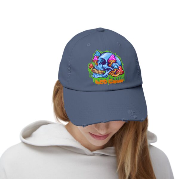 Blue Dreams Unisex Distressed Cap - Image 24