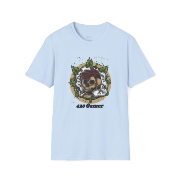 SkullMan Gamer Unisex Softstyle T-Shirt puts a new spin on casual comfort. Made from very soft materials, this tee is 100% cotton for solid colors. - Image 13