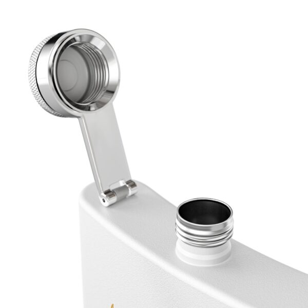 Midas Touch Stainless Steel Flask - 6oz Portable Drinkware for Gamers - Image 11