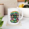 Double Printed Happy Mornings Forever 8 Ceramic Mug, (11oz, 15oz) - Image 2