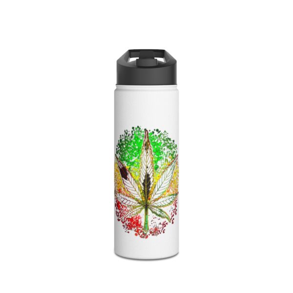 High quality Color Leaf Leaves Stainless Steel Water Bottle, Standard Lid - Image 5