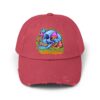 Blue Dreams Unisex Distressed Cap - Image 33