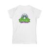 Double Print Women's Tee - 8 is Forever Vibes tee is a more feminine take on the classic tee. The sleeves are shortened to reveal some shoulder. The fabric is 100% ring spun cotton for all solid colors. - Image 5