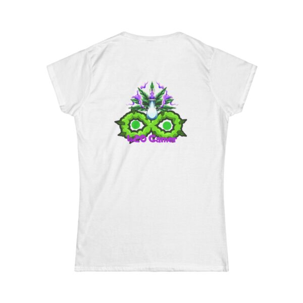 Double Print Women's Tee - 8 is Forever Vibes tee is a more feminine take on the classic tee. The sleeves are shortened to reveal some shoulder. The fabric is 100% ring spun cotton for all solid colors. - Image 5