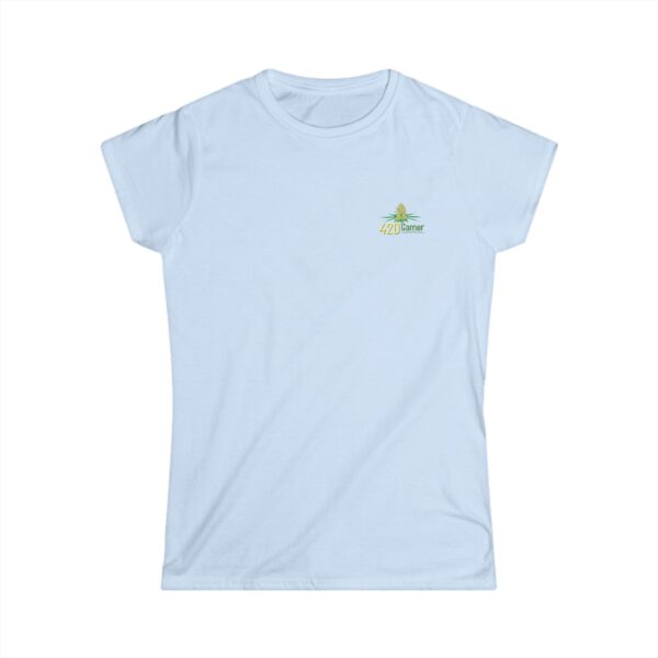 Double Print Women's Tee - 8 is Forever Vibes tee is a more feminine take on the classic tee. The sleeves are shortened to reveal some shoulder. The fabric is 100% ring spun cotton for all solid colors. - Image 19