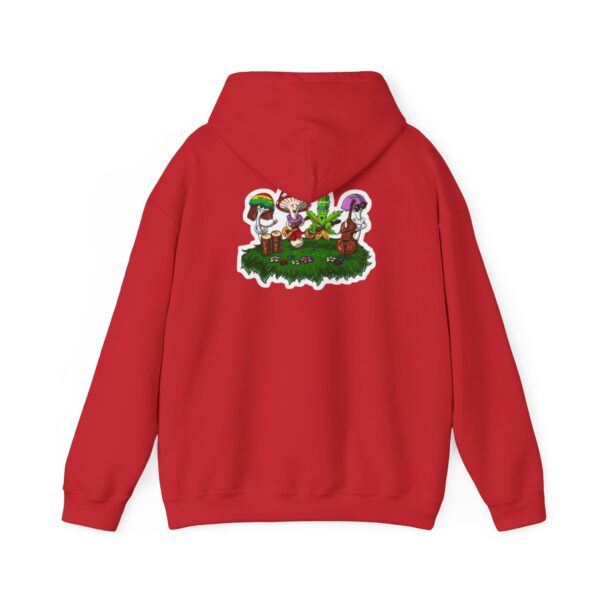 Double printed Shroomlander Unisex Heavy Blend™ Hooded Sweatshirt 420 Gamer Shroomlander heavy blend hooded sweatshirt is relaxation itself. - Image 55