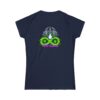 Double Print Women's Tee - 8 is Forever Vibes tee is a more feminine take on the classic tee. The sleeves are shortened to reveal some shoulder. The fabric is 100% ring spun cotton for all solid colors. - Image 29