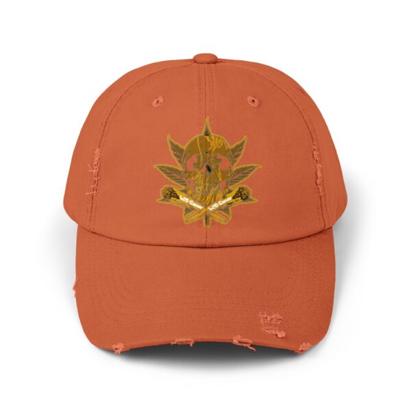 Midas Touch Unisex Distressed Cap - Vintage Style Hat for Casual Wear - Image 13